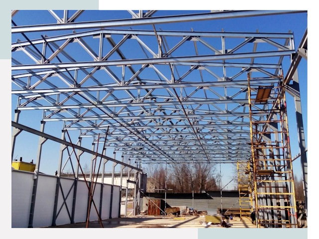 Строительство цехов в Слободской от 618 руб. под ключ