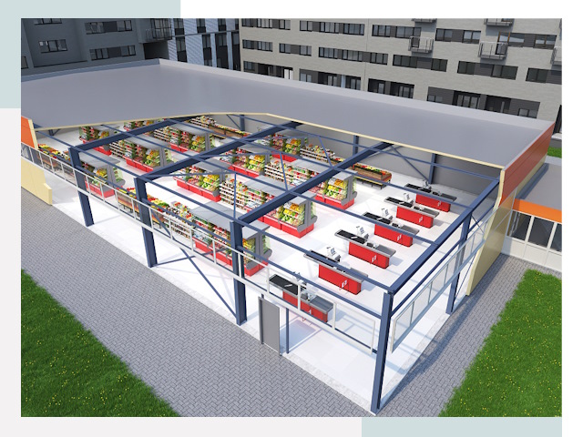 Строительство магазинов в Слободской от 618 руб. за м²