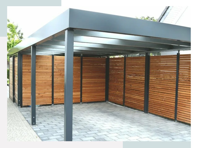 Навесы для парковки в Слободской