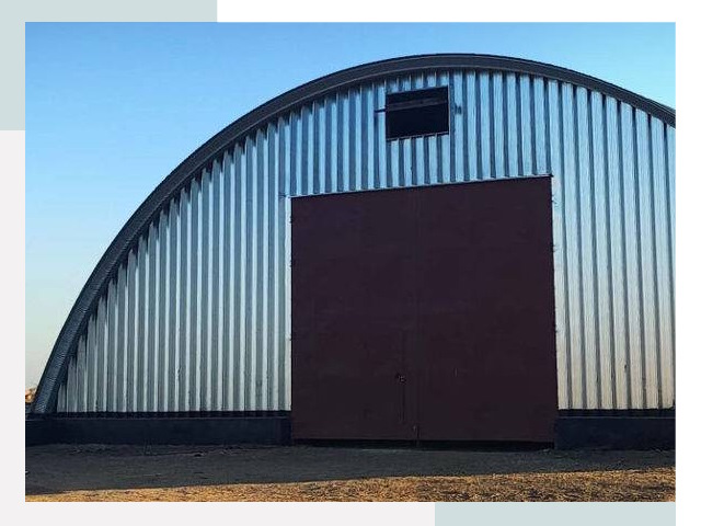 Бескаркасные ангары в Слободской