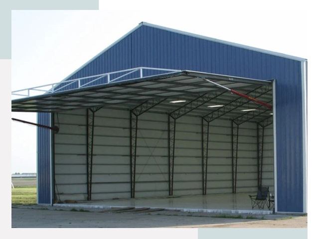 Прямо стенные ангары в Слободской