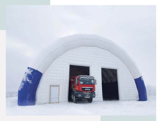 Мобильные ангары в Слободской