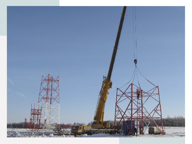 Монтаж вышек связи в Слободской