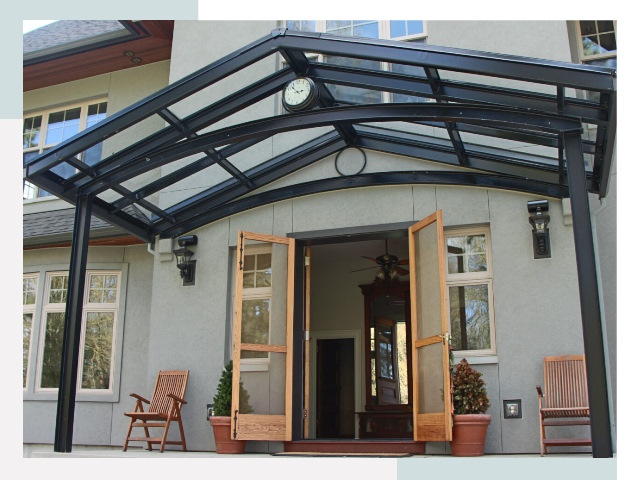 Козырьки металлические в Слободской