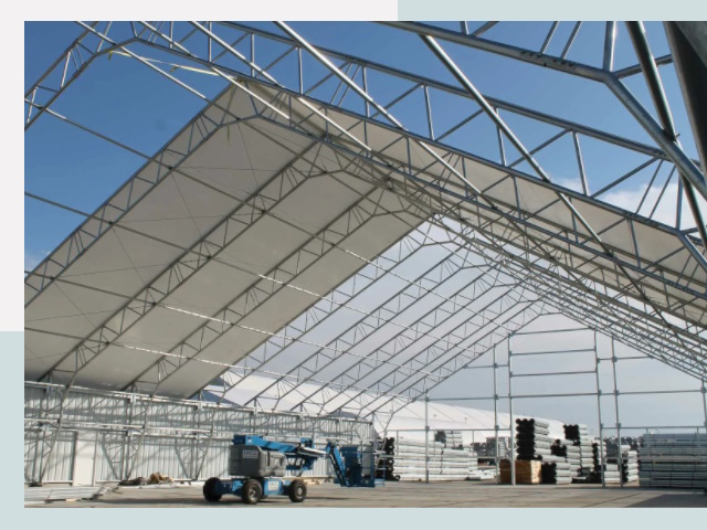 Каркасно-тентовые сооружения от СтальСтрой-Слб по цене 618 руб.