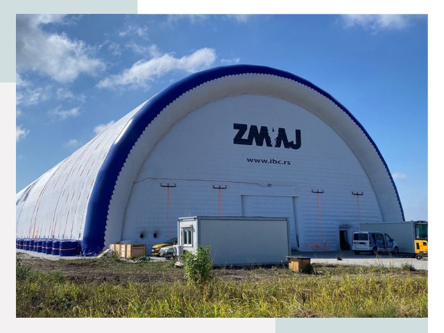 Брендирование ангаров в Слободской