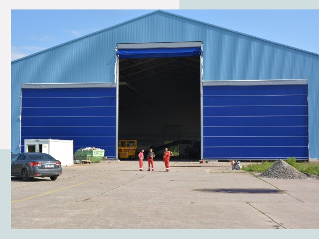 Ангарные ворота в Слободской от СтальСтрой-Слб по цене 618 руб.