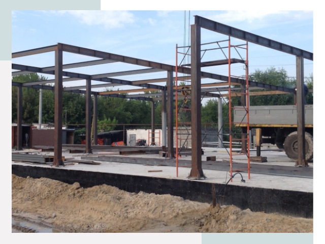 Фундамент для ангаров в Слободской