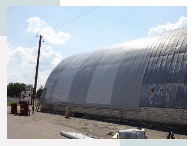 Ремонт ангаров в Слободской