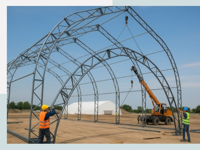 Монтаж ангаров в Слободской от 618 руб. - Надежно и быстро