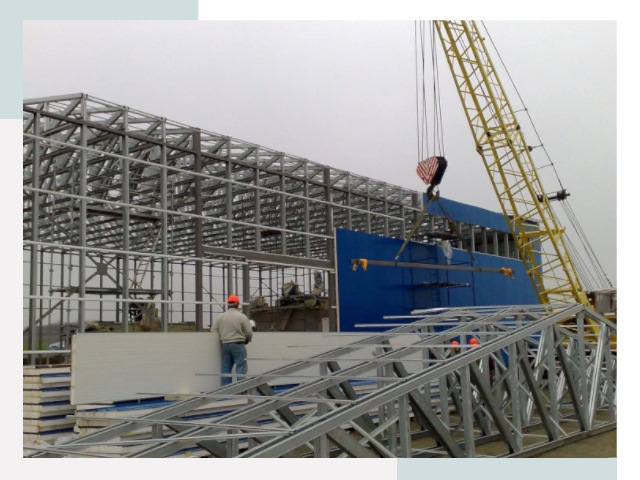 Монтаж ангаров в Слободской