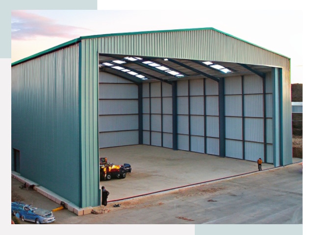 Строительство ангаров в Слободской